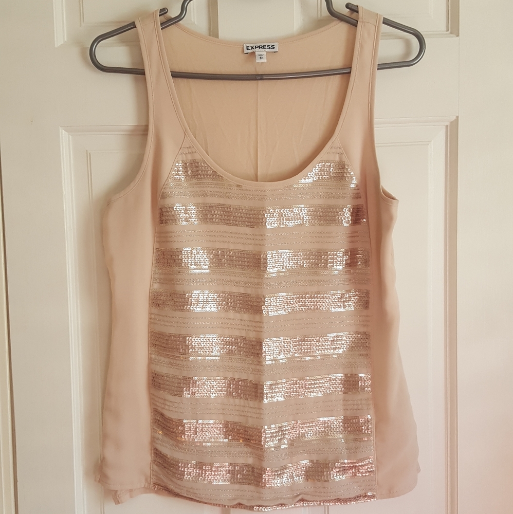 Express Sequin Tank Top